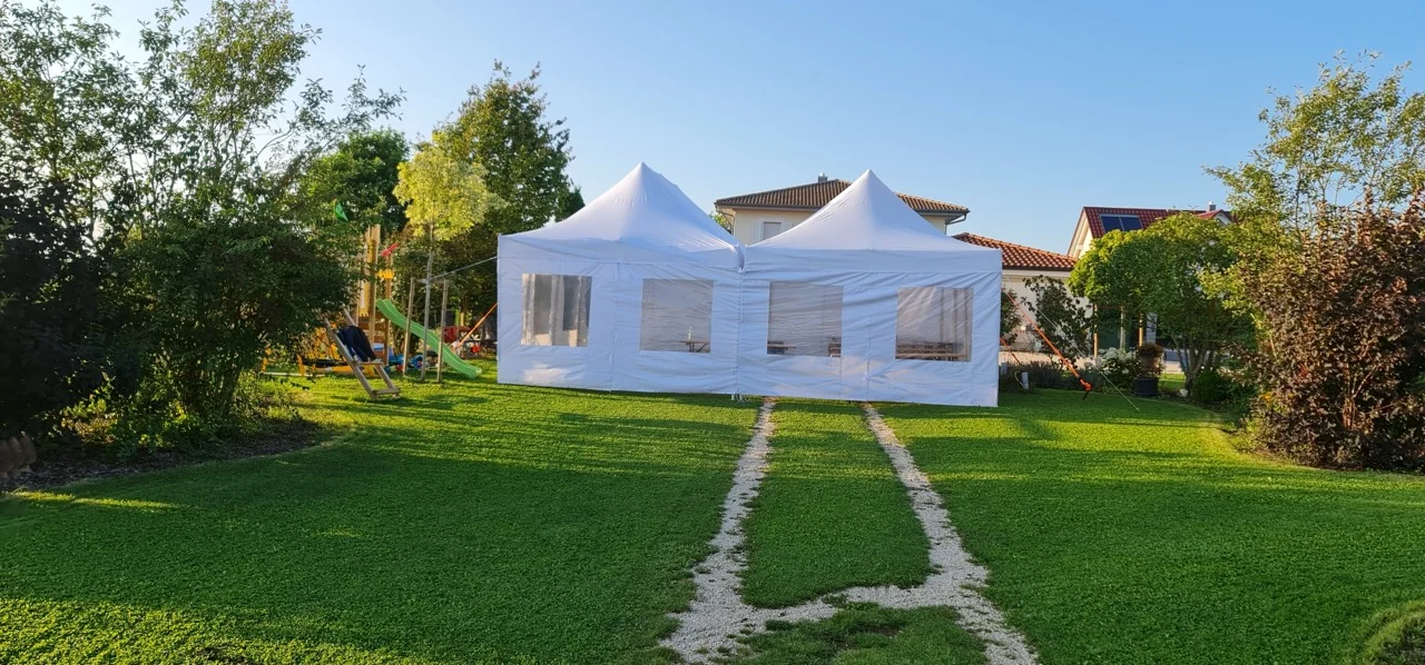 Großer 8 mal 8 Meter Pavillon